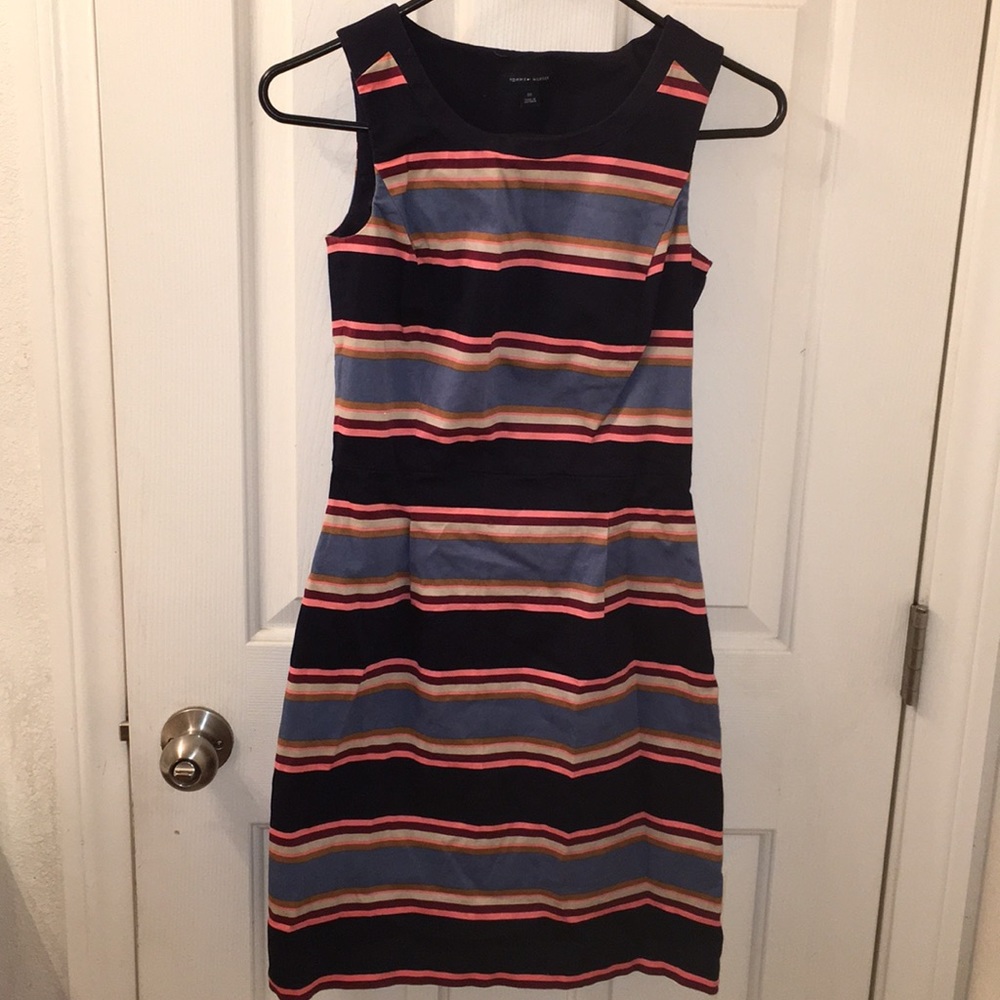TOMMY HILFIGER STRIPED DRESS